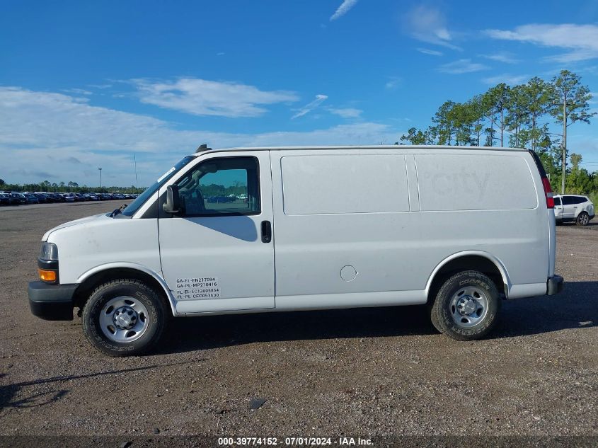 2018 Chevrolet Express 2500 Work Van VIN: 1GCWGAFG8J1283579 Lot: 39774152