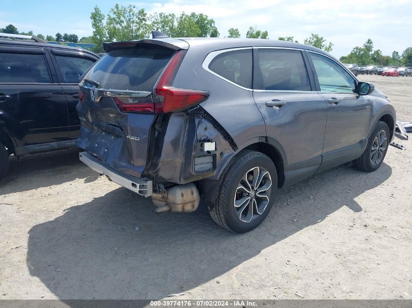 2022 Honda Cr-V Awd Ex-L VIN: 7FARW2H86NE044139 Lot: 39774176