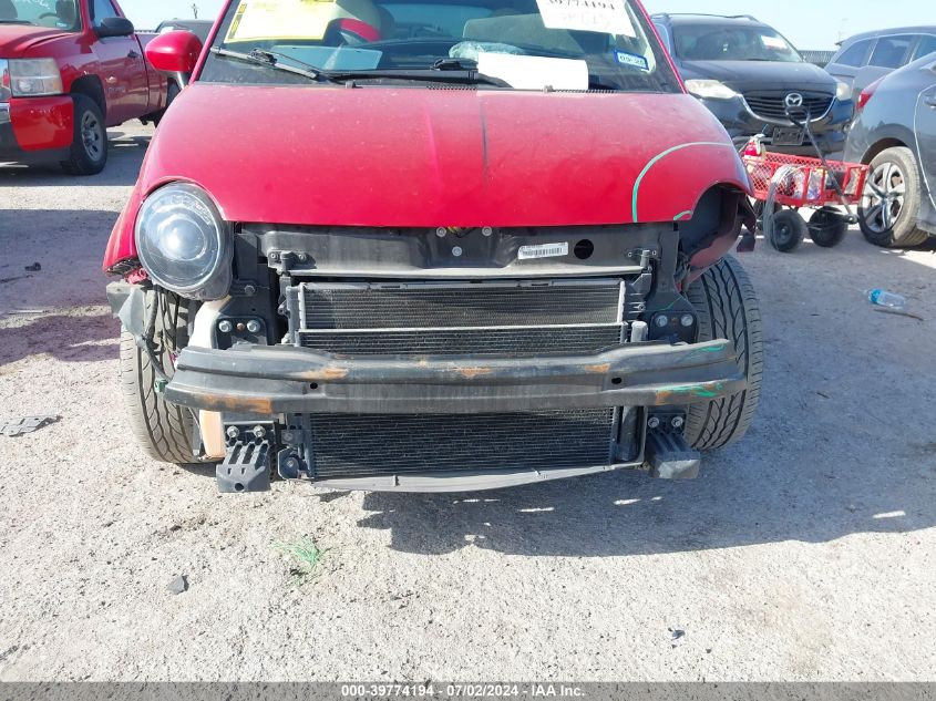 2012 Fiat 500C Pop VIN: 3C3CFFDR4CT122928 Lot: 39774194