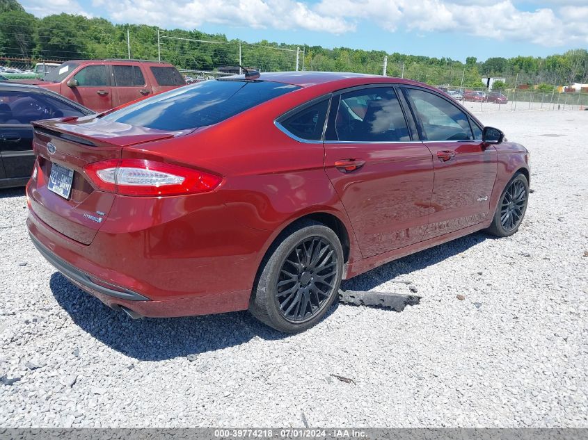 3FA6P0LU4ER146256 | 2014 FORD FUSION HYBRID