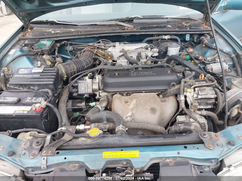 1991 Honda Accord Ex/Ex-R VIN: 1HGCB7660MA077626 Lot: 39774286