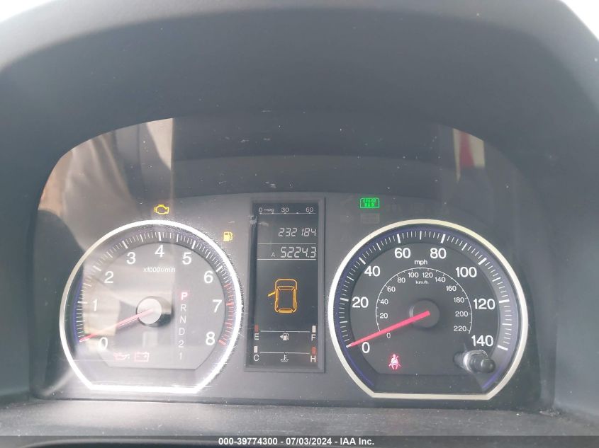 2009 Honda Cr-V Lx VIN: 5J6RE383X9L028967 Lot: 39774300