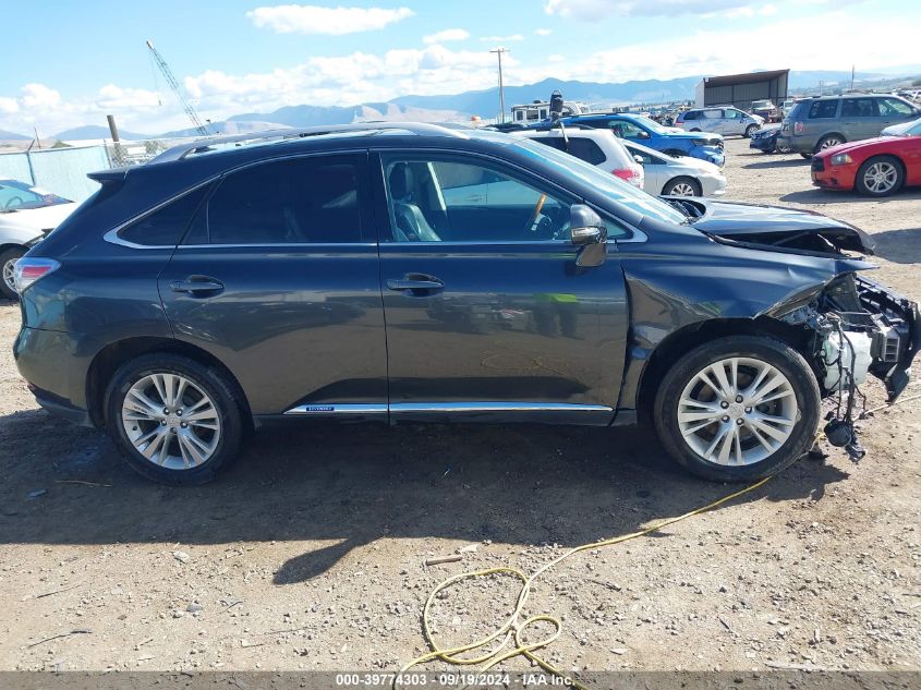 2011 Lexus Rx 450H VIN: JTJBC1BA6B2036422 Lot: 39774303