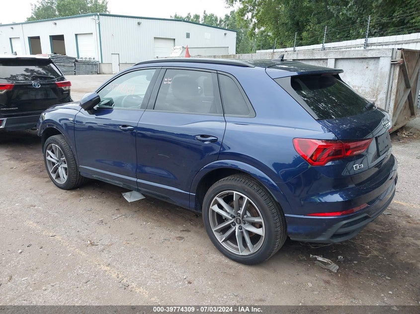 2023 Audi Q3 Premium Plus 45 Tfsi S Line Quattro Tiptronic VIN: WA1EECF3XP1078777 Lot: 39774309
