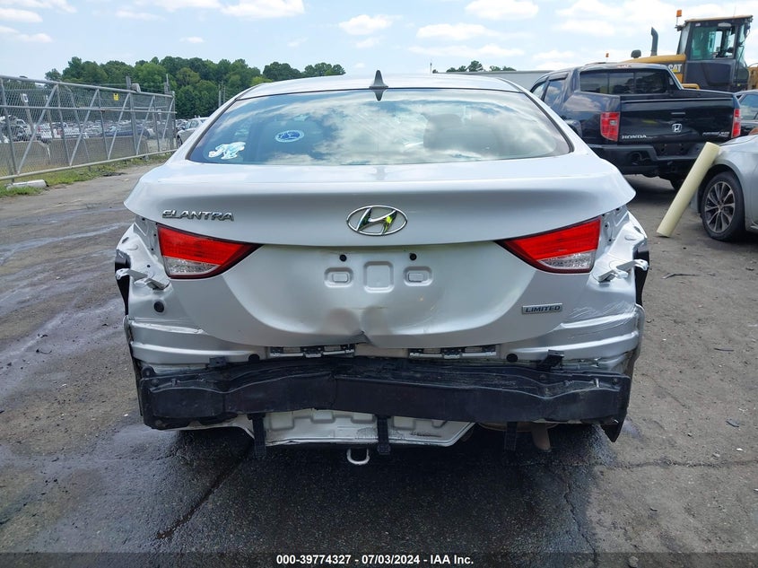 2012 Hyundai Elantra Limited (Ulsan Plant) VIN: KMHDH4AE3CU180059 Lot: 39774327