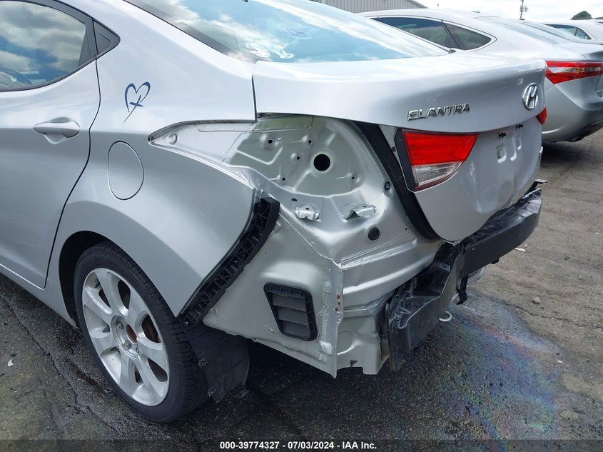 2012 Hyundai Elantra Limited (Ulsan Plant) VIN: KMHDH4AE3CU180059 Lot: 39774327