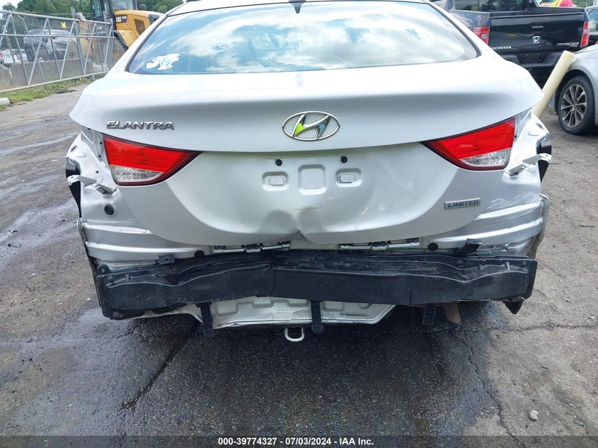 2012 Hyundai Elantra Limited (Ulsan Plant) VIN: KMHDH4AE3CU180059 Lot: 39774327