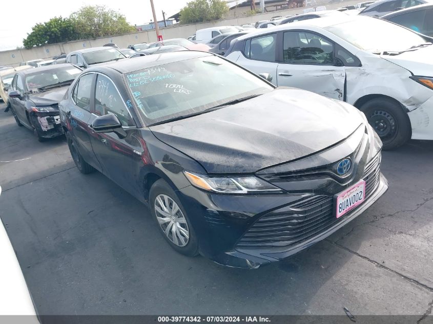 2020 Toyota Camry Le Hybrid VIN: 4T1C31AK4LU015166 Lot: 39774342