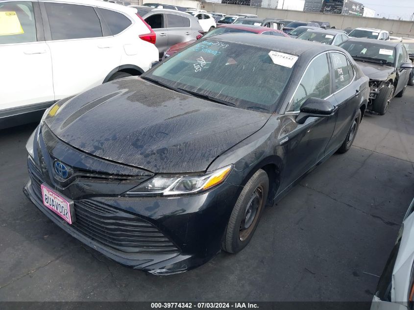 2020 Toyota Camry Le Hybrid VIN: 4T1C31AK4LU015166 Lot: 39774342