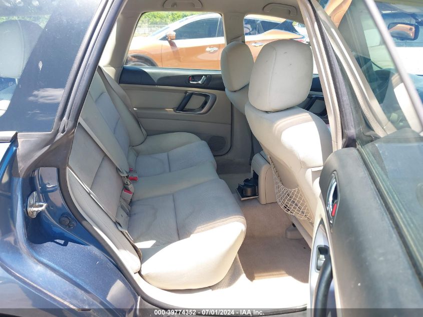 2007 Subaru Outback 2.5I VIN: 4S4BP61C176330863 Lot: 39774352