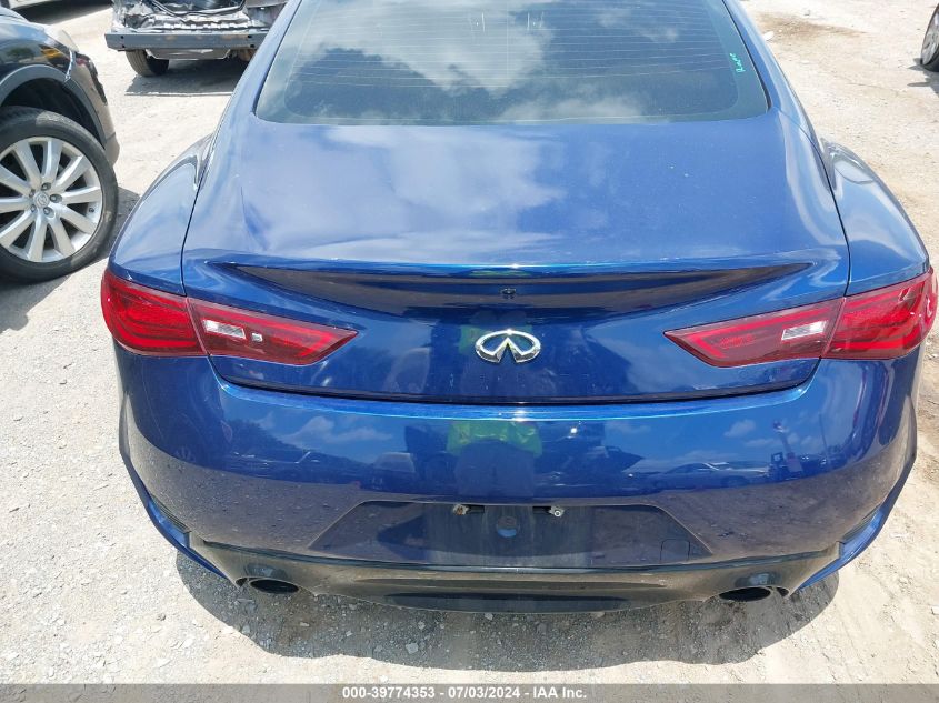 2018 Infiniti Q60 3.0T Luxe VIN: JN1EV7EK4JM341117 Lot: 39774353