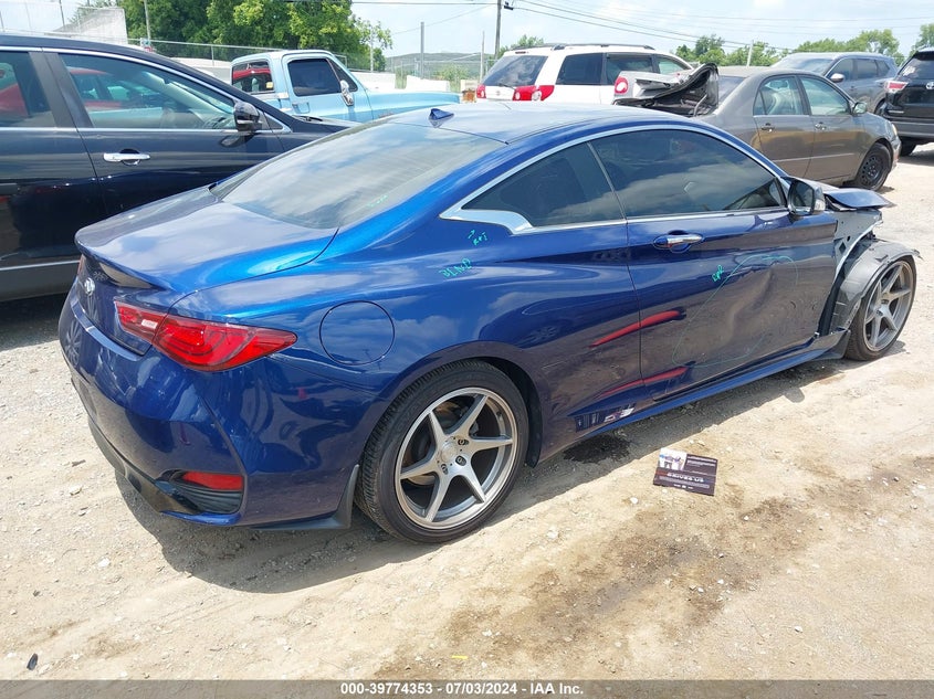2018 Infiniti Q60 3.0T Luxe VIN: JN1EV7EK4JM341117 Lot: 39774353