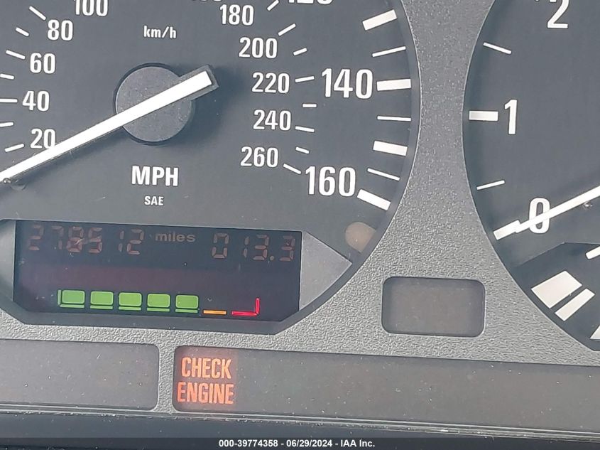 1995 BMW 325 Is VIN: WBABF3320SEF48981 Lot: 39774358