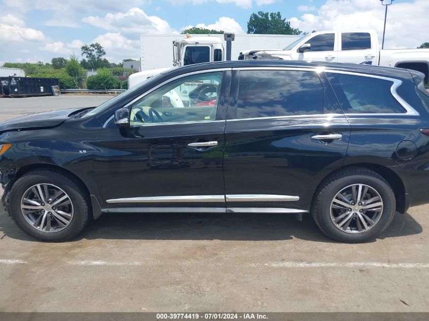 2019 Infiniti Qx60 Pure VIN: 5N1DL0MN7KC555622 Lot: 39774419