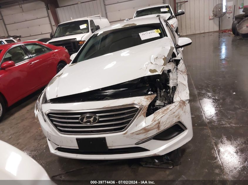 2017 Hyundai Sonata Se VIN: 5NPE24AFXHH517122 Lot: 39774436