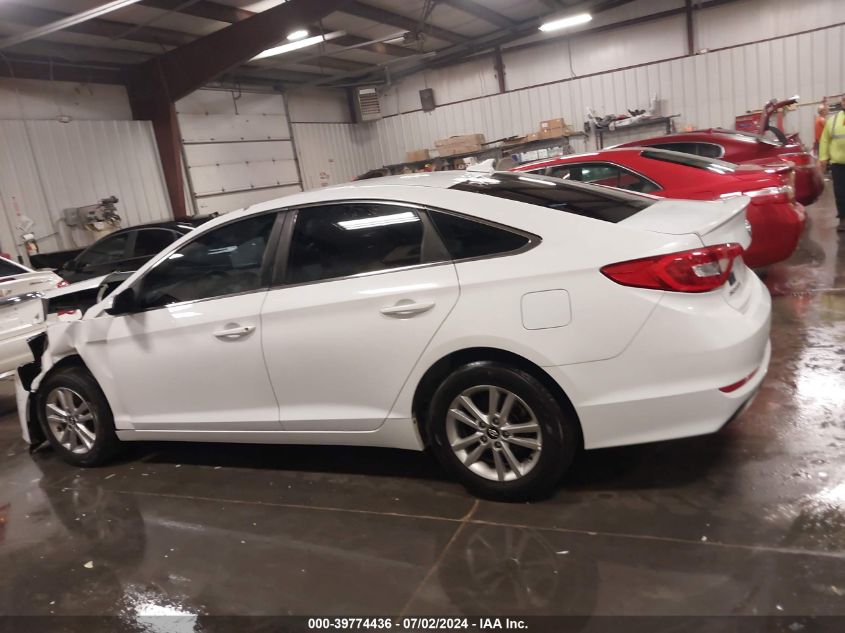 2017 Hyundai Sonata Se VIN: 5NPE24AFXHH517122 Lot: 39774436