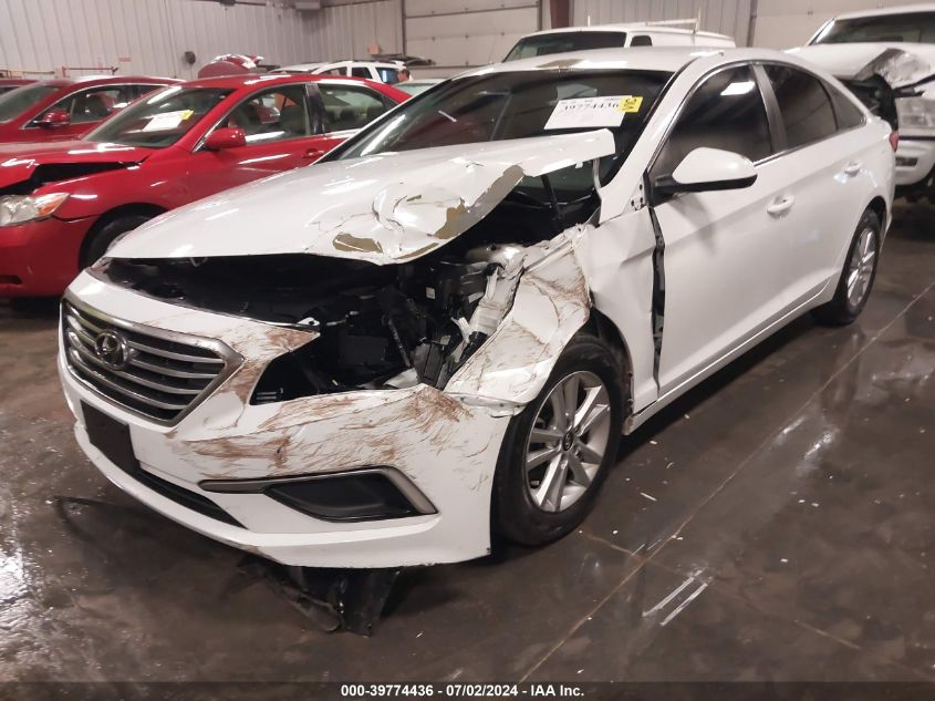 2017 Hyundai Sonata Se VIN: 5NPE24AFXHH517122 Lot: 39774436