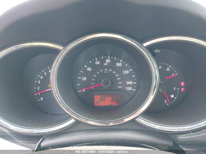 2012 Kia Sorento Lx VIN: 5XYKT4A65CG260581 Lot: 39774460