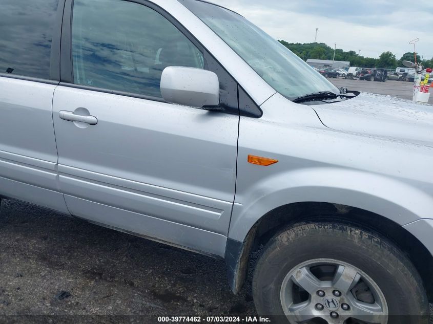 2007 Honda Pilot Ex-L VIN: 2HKYF18687H516779 Lot: 39774462