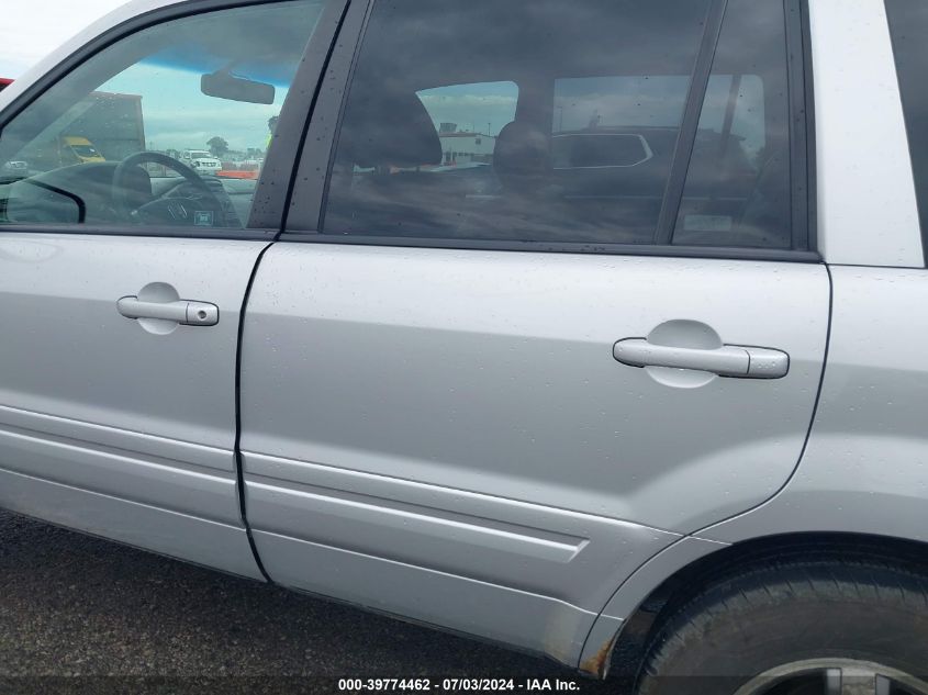 2007 Honda Pilot Ex-L VIN: 2HKYF18687H516779 Lot: 39774462