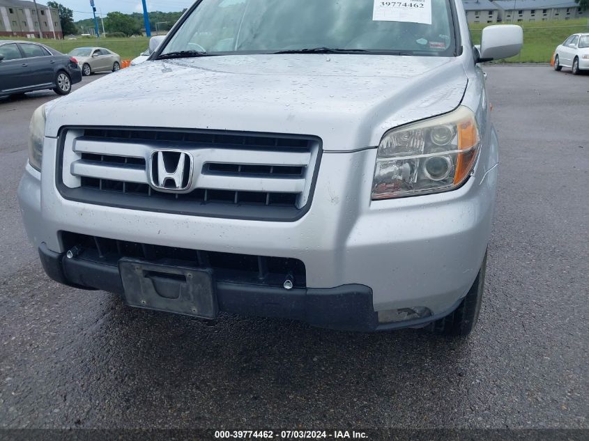 2007 Honda Pilot Ex-L VIN: 2HKYF18687H516779 Lot: 39774462