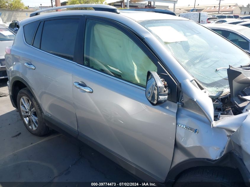 2017 Toyota Rav4 Hv Limited VIN: JTMDJREV1HD125584 Lot: 39774473