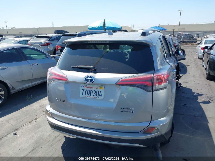 2017 Toyota Rav4 Hv Limited VIN: JTMDJREV1HD125584 Lot: 39774473