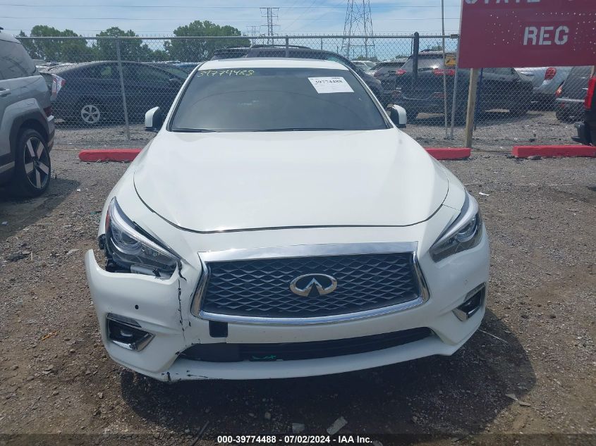 2021 Infiniti Q50 Luxe VIN: JN1EV7BP8MM705205 Lot: 39774488