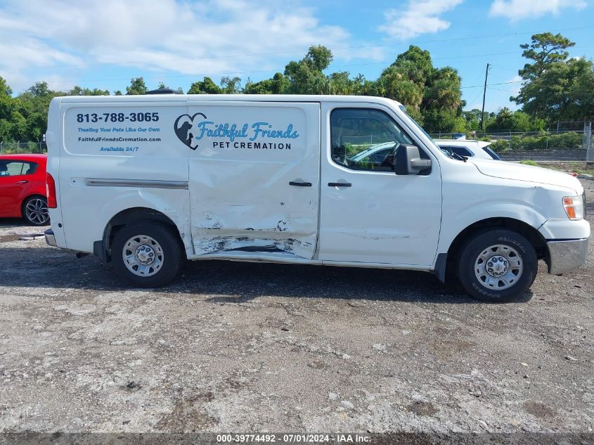 2013 Nissan Nv Cargo Nv1500 Sv V6 VIN: 1N6BF0KL3DN110335 Lot: 39774492