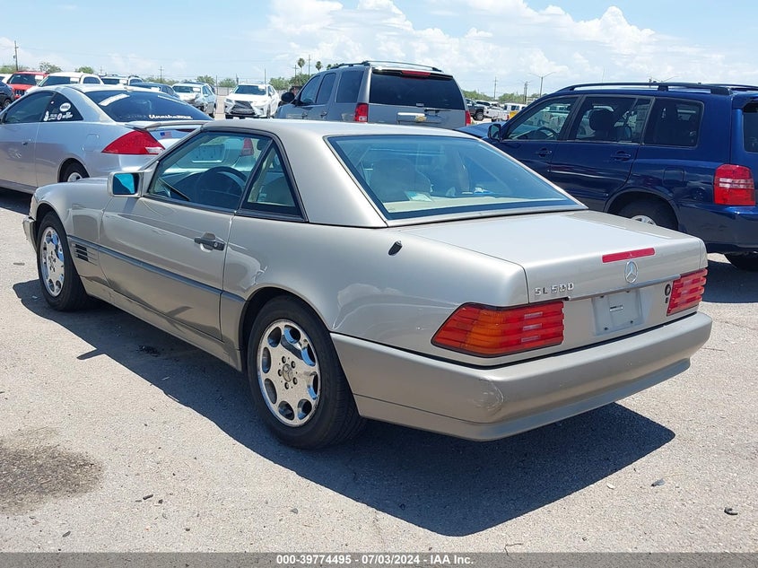 1995 Mercedes-Benz Sl 500 VIN: WDBFA67E9SF123418 Lot: 39774495