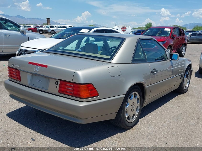 1995 Mercedes-Benz Sl 500 VIN: WDBFA67E9SF123418 Lot: 39774495