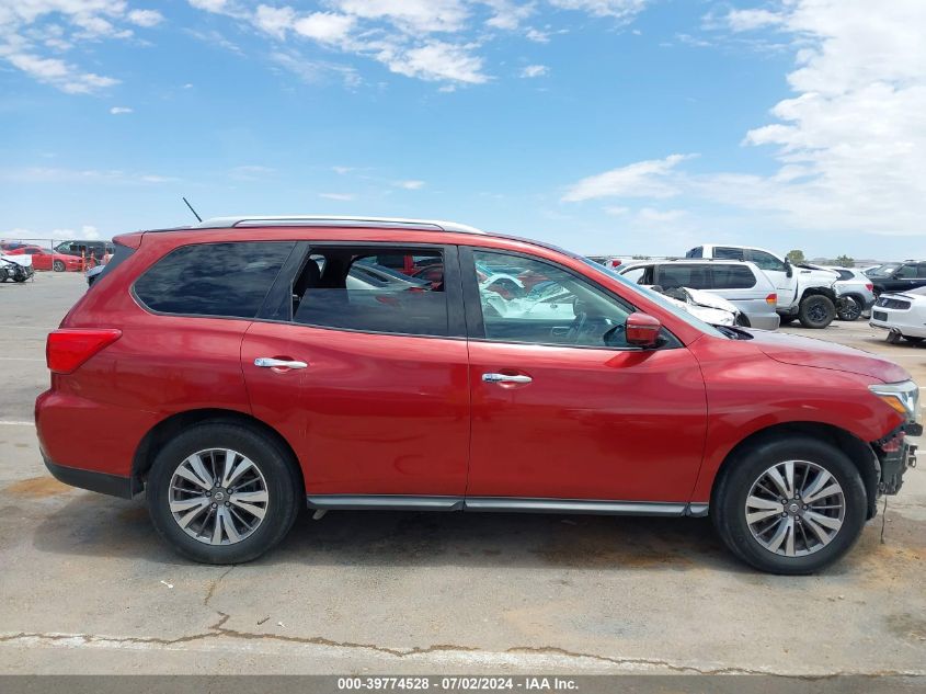 2017 Nissan Pathfinder Sv VIN: 5N1DR2MN1HC625179 Lot: 39774528