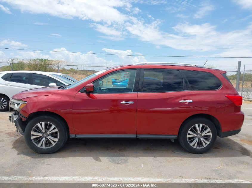 2017 Nissan Pathfinder Sv VIN: 5N1DR2MN1HC625179 Lot: 39774528