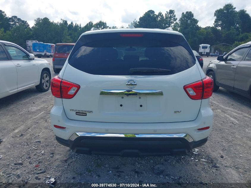 2019 Nissan Pathfinder Sv VIN: 5N1DR2MNXKC622790 Lot: 39774530