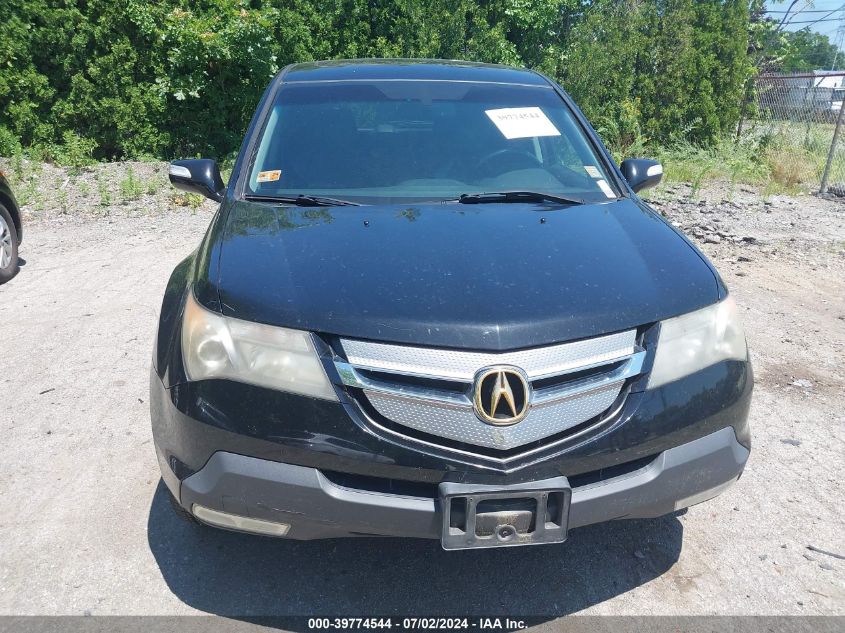 2009 Acura Mdx VIN: 2HNYD28259H526698 Lot: 39774544