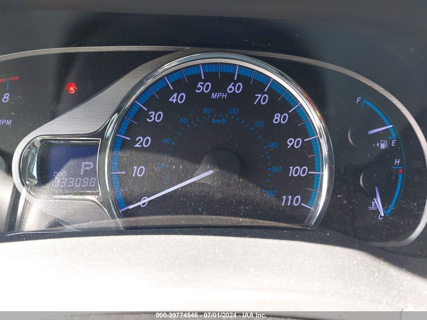 2013 Toyota Sienna Xle V6 8 Passenger VIN: 5TDYK3DC2DS347223 Lot: 39774546