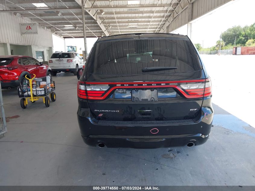 2018 Dodge Durango Gt Awd VIN: 1C4RDJDG0JC282939 Lot: 39774550