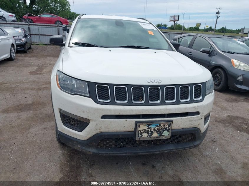 2020 Jeep Compass Sport Fwd VIN: 3C4NJCAB5LT121375 Lot: 39774557