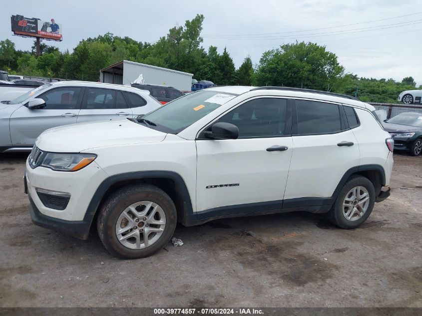 2020 Jeep Compass Sport Fwd VIN: 3C4NJCAB5LT121375 Lot: 39774557