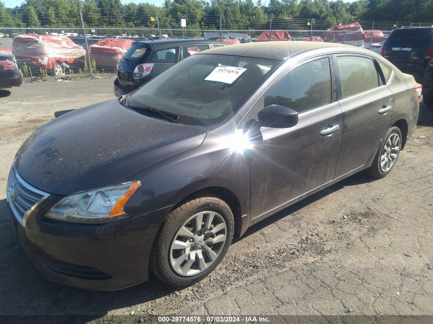 2014 NISSAN SENTRA FE+ S/FE+ SV/S/SL/SR/SV - 3N1AB7AP2EL671864