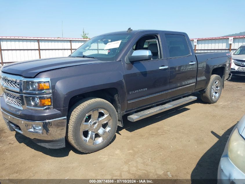 2014 Chevrolet Silverado 1500 K1500 Ltz VIN: 3GCUKSEC8EG341224 Lot: 39774588