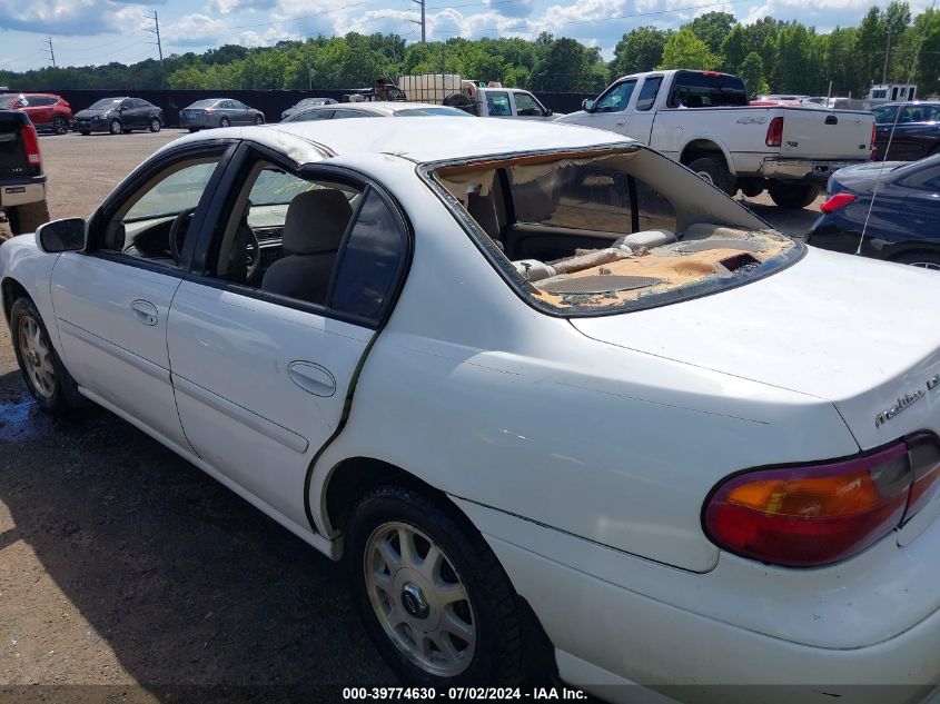 1998 Chevrolet Malibu Ls VIN: 1G1NE52M5WY130461 Lot: 39774630