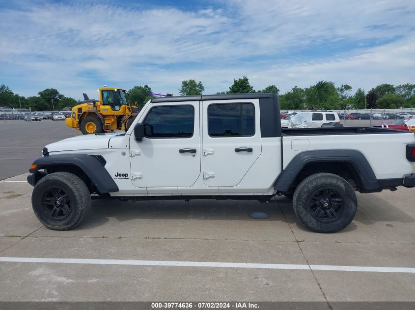 2020 Jeep Gladiator Sport VIN: 1C6JJTAG8LL175671 Lot: 39774636