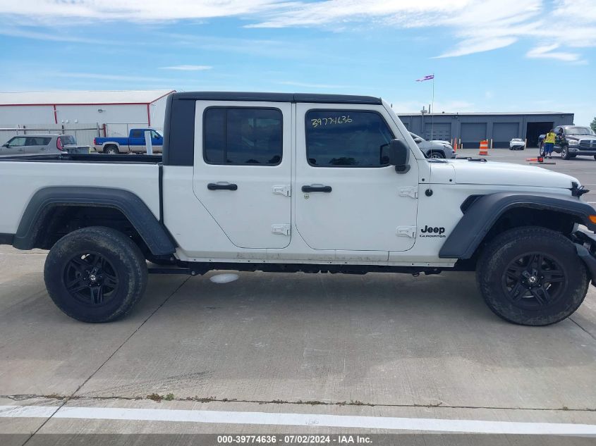 2020 Jeep Gladiator Sport VIN: 1C6JJTAG8LL175671 Lot: 39774636