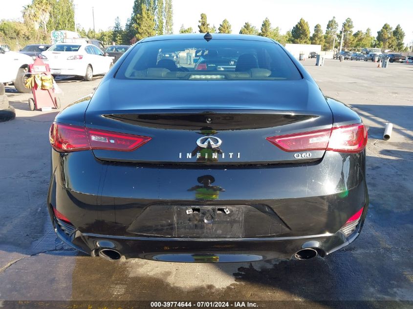 2018 Infiniti Q60 2.0T Luxe VIN: JN1CV7EK1JM200612 Lot: 39774644