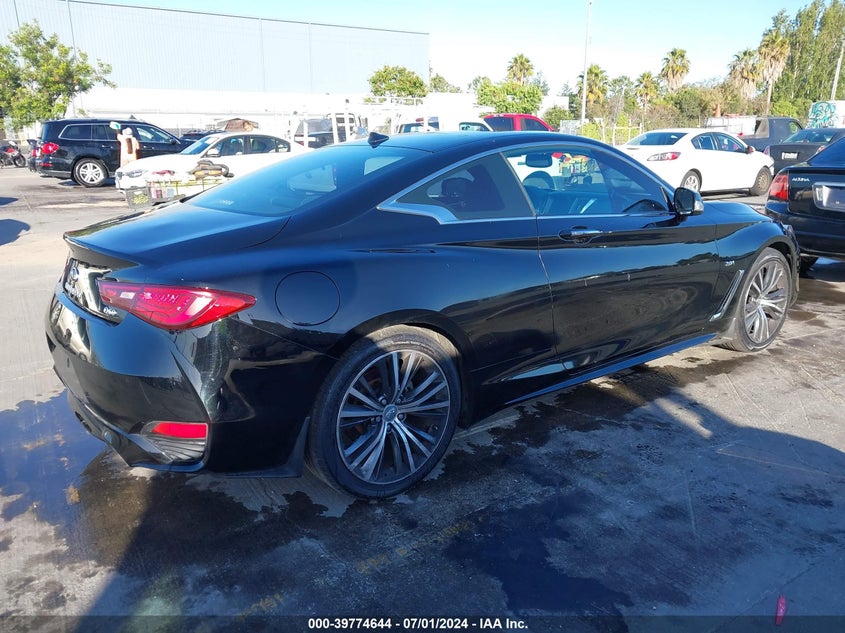 2018 Infiniti Q60 2.0T Luxe VIN: JN1CV7EK1JM200612 Lot: 39774644