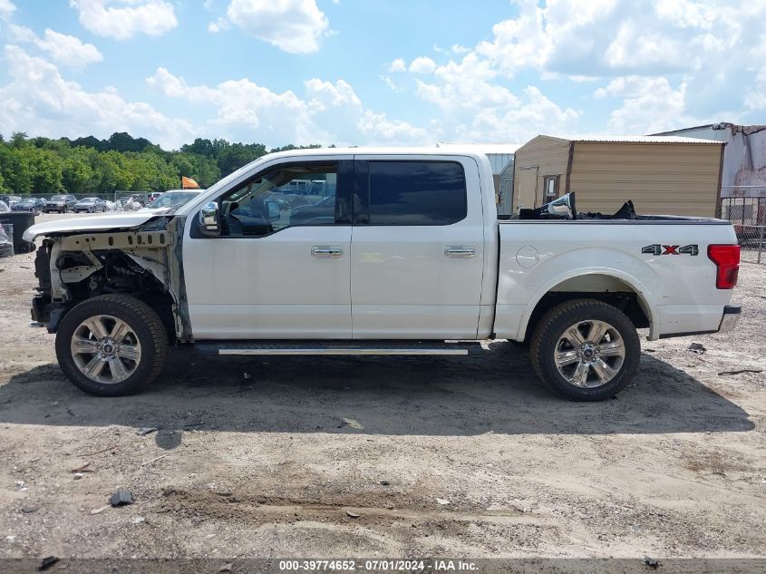 2019 Ford F-150 Lariat VIN: 1FTEW1E46KKE28572 Lot: 39774652