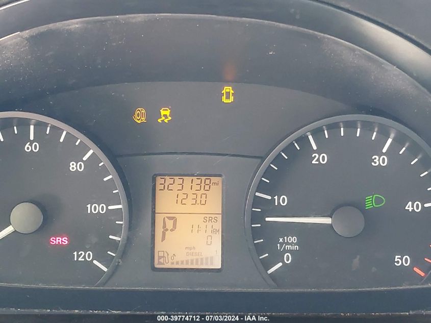 2012 Mercedes-Benz Sprinter 2500 High Roof VIN: WD3PE8CB0C5707760 Lot: 39774712