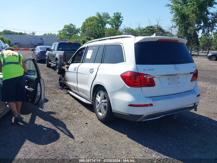2015 Mercedes-Benz Gl 450 4Matic VIN: 4JGDF6EE4FA497737 Lot: 39774715