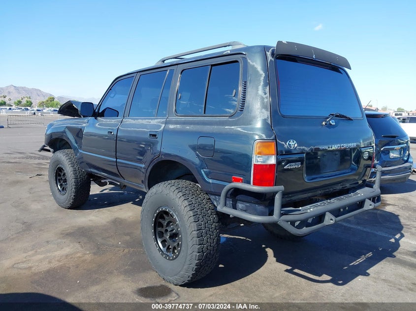 1996 Toyota Land Cruiser Hj85 VIN: JT3HJ85J3T0127690 Lot: 39774737